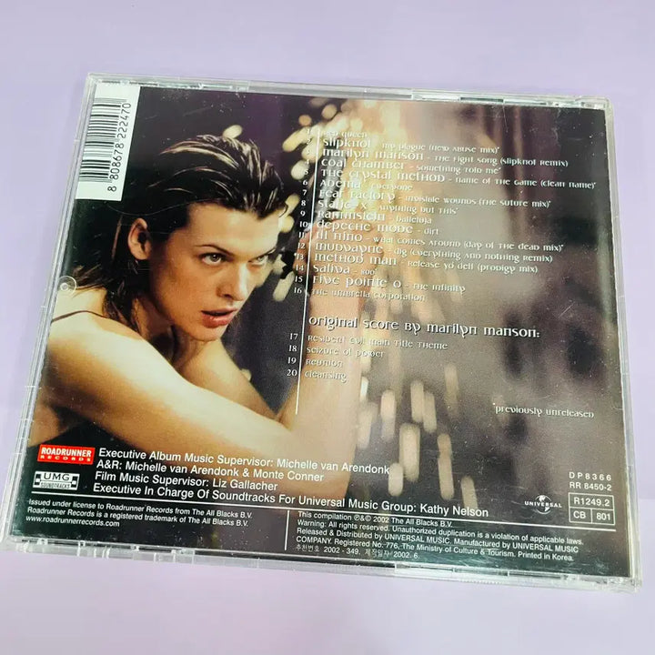 [BUNJANG] Resident Evil Original Motion Picture Soundtrack CD / [중고음반/CD] 레지던트 이블 RESIDENT EVIL 영화음악 OST