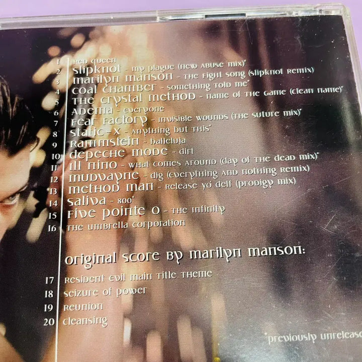 [BUNJANG] Resident Evil Original Motion Picture Soundtrack CD / [중고음반/CD] 레지던트 이블 RESIDENT EVIL 영화음악 OST