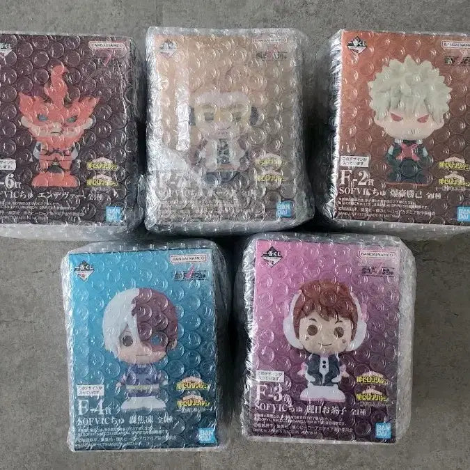 [BUNJANG] My Hero Academia Sofbic Figure Bundle Set / 나히아 소프빅 5종 일괄