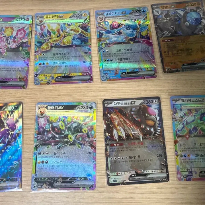 [BUNJANG] Pokemon Cards RR Bundle Set (8 Cards) / 포켓몬카드 rr 8장 일괄 판매합니다