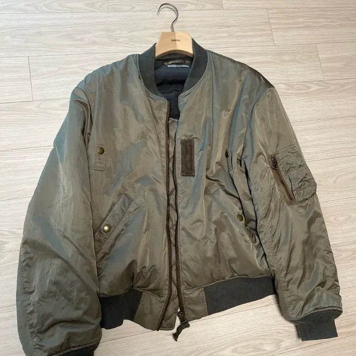 [BUNJANG] Kamia Dorozome Bomber Jacket MA-1 Size L / 카미아 도로조메 봄버 ma-1 L사이즈 No.24