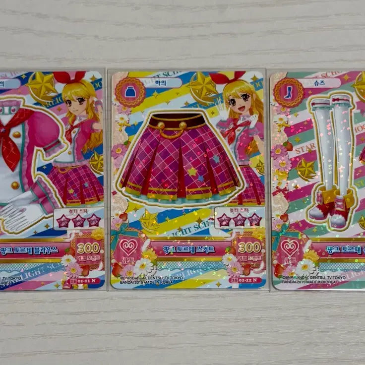 [BUNJANG] Aikatsu! Pink Torte Full Set / 아이엠스타 아이카츠 핑크 토르테 한판