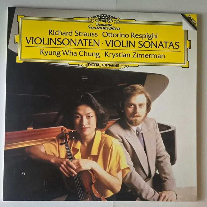 [BUNJANG]  Kyung-Wha Chung &amp; Christian Zimmermann - R. Strauss &amp; Respighi Violin Sonatas 180g German Pressing LP / 정경화 &amp; 지메르만-슈트라우스&amp;레스피기 LP(Analogphonic)