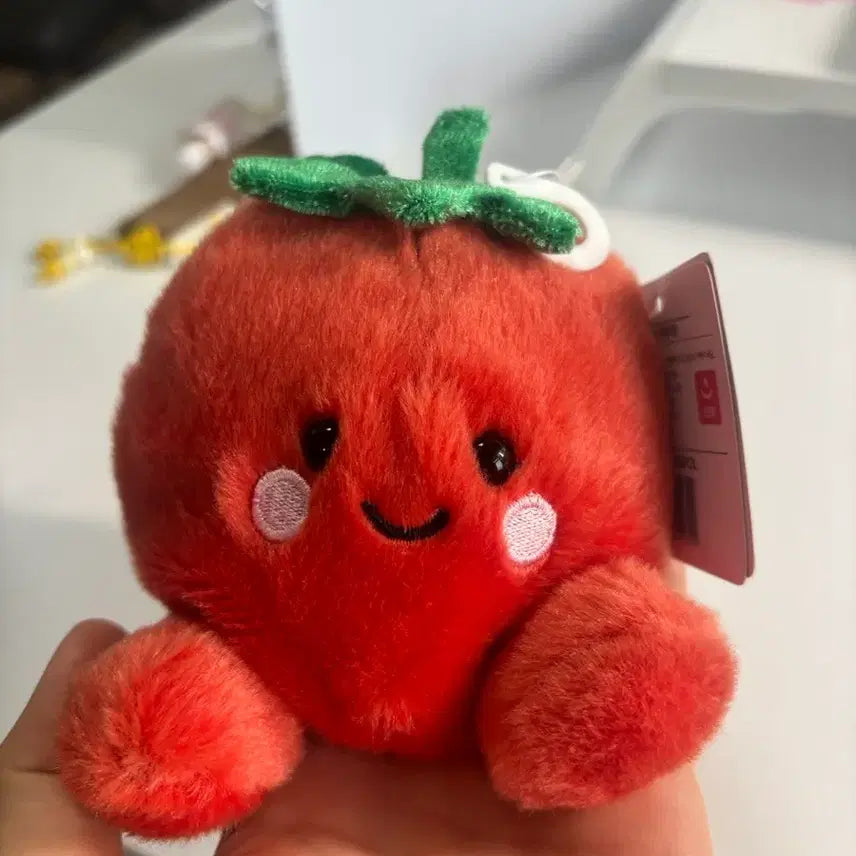[BUNJANG] Farm Pals Tomato Plush Accessory / 팜팔스 토마토 인형 소품