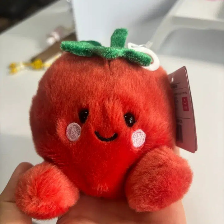 [BUNJANG] Farm Pals Tomato Plush Accessory / 팜팔스 토마토 인형 소품