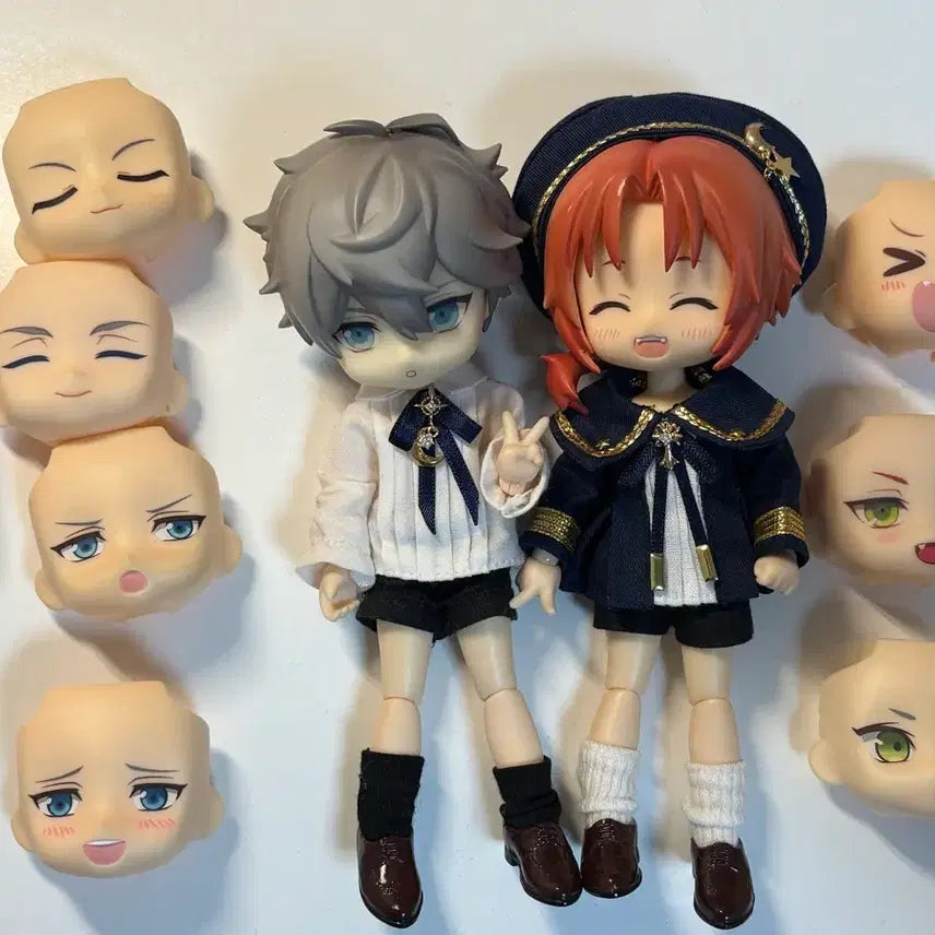 [BUNJANG] Ensemble Stars Nendoroid Nendoroid Doll Parts Bundle Set / 앙스타 츠키나가 레오 세나 이즈미 넨도로이드 넨비츠 오비츠 일괄