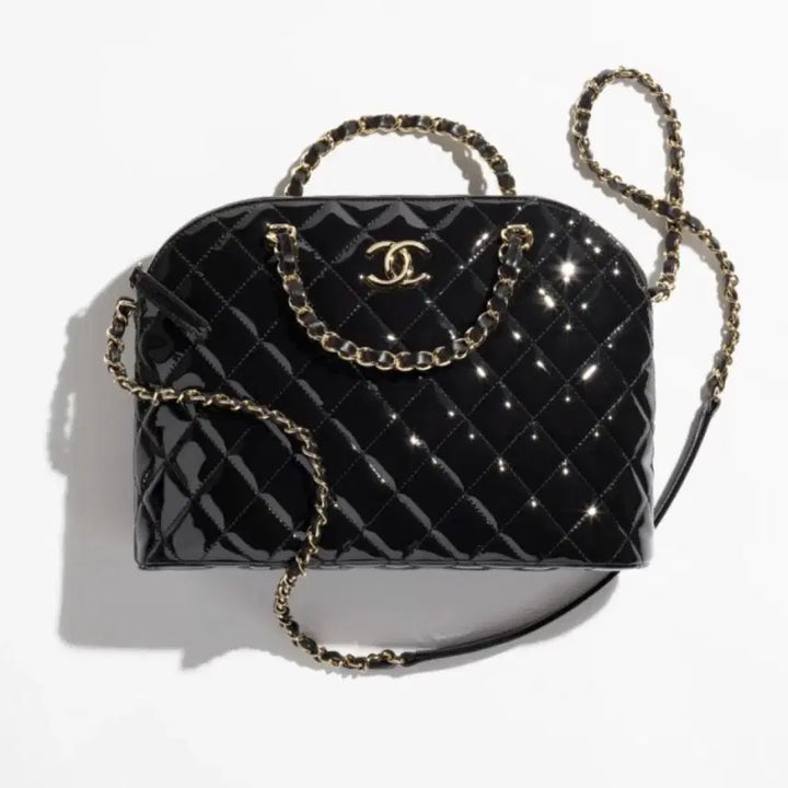 [BUNJANG] Chanel Lambskin Quilted Tote Bag Black Medium / 샤넬 램스킨 퀼팅 토트백 마지막가격
