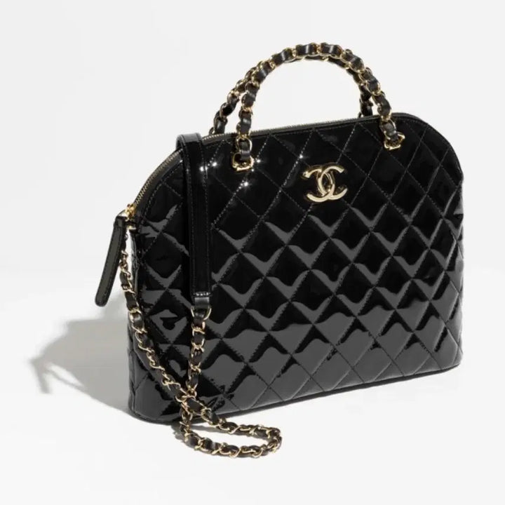 [BUNJANG] Chanel Lambskin Quilted Tote Bag Black Medium / 샤넬 램스킨 퀼팅 토트백 마지막가격