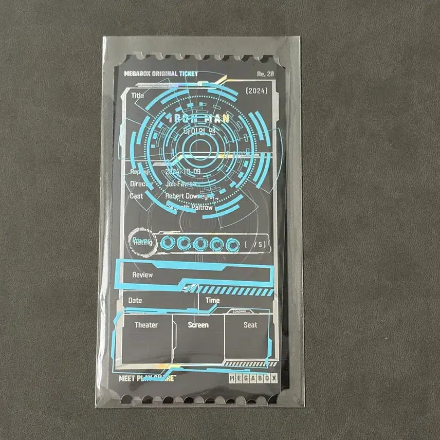 [BUNJANG] Iron Man Original Ticket / 아이언맨 오리지널티켓