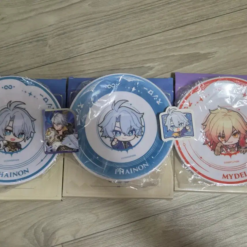 [BUNJANG] Honkai: Star Rail Sushiro Collaboration Plate Sticker Mini Peek / 스타레일 스시로 파이논 마이데이 접시 스티커 미니피크