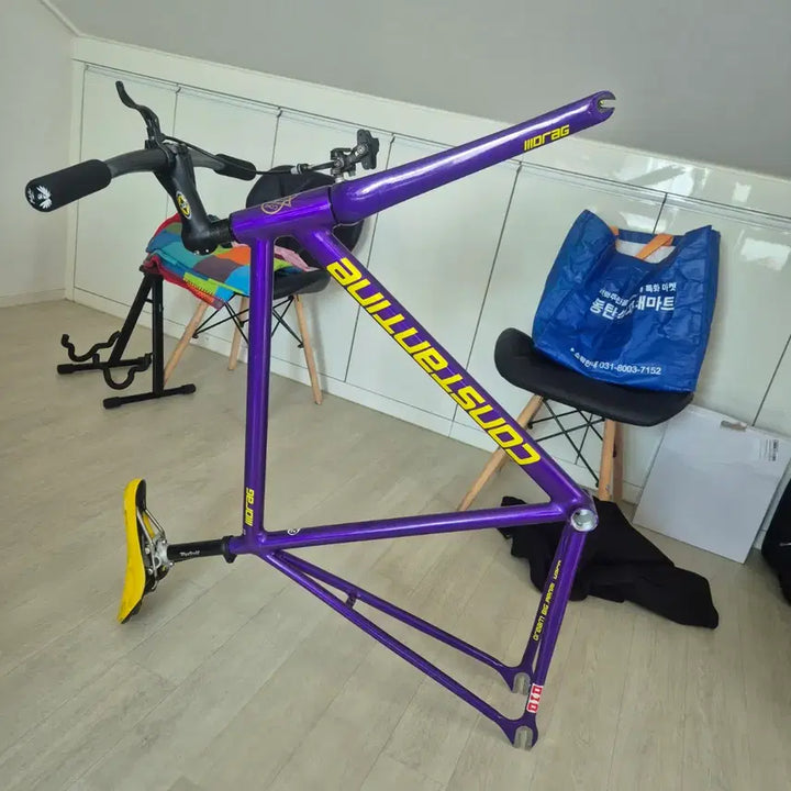 [BUNJANG] Konstantin Drag 2016 Purple 60cm Frameset / 콘스탄틴 드래그 2016 퍼플 60사이즈 프레임셋 판매