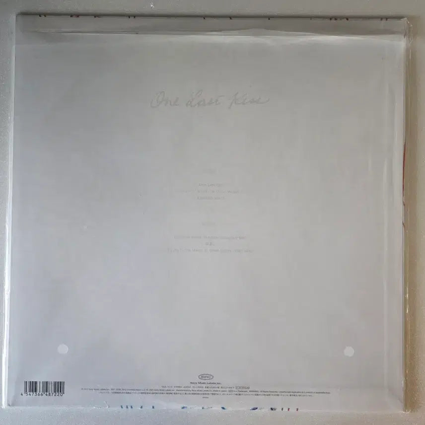 [BUNJANG] Hikaru Utada Evangelion One Last Kiss Limited Edition Ayanami Rei Clear Purple Vinyl LP (Sealed) / 우타다 히카루-에반게리온One Last Kiss한정판 레이LP (미개봉)
