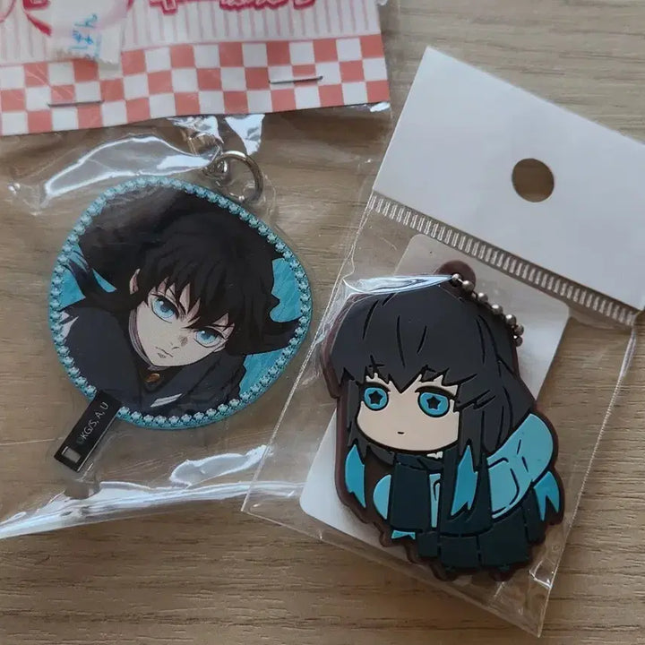 [BUNJANG] Demon Slayer Tokito Muichiro Keyring Bundle Set (Sealed) / 일괄판매 미개봉 귀칼 토키토무이치로 키링