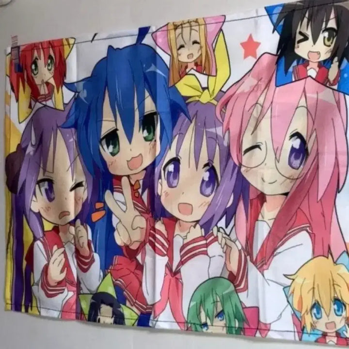[BUNJANG] Lucky Star Tapestry Poster / 미개봉 러키스타 테피스트리 포스터 판매합니다
