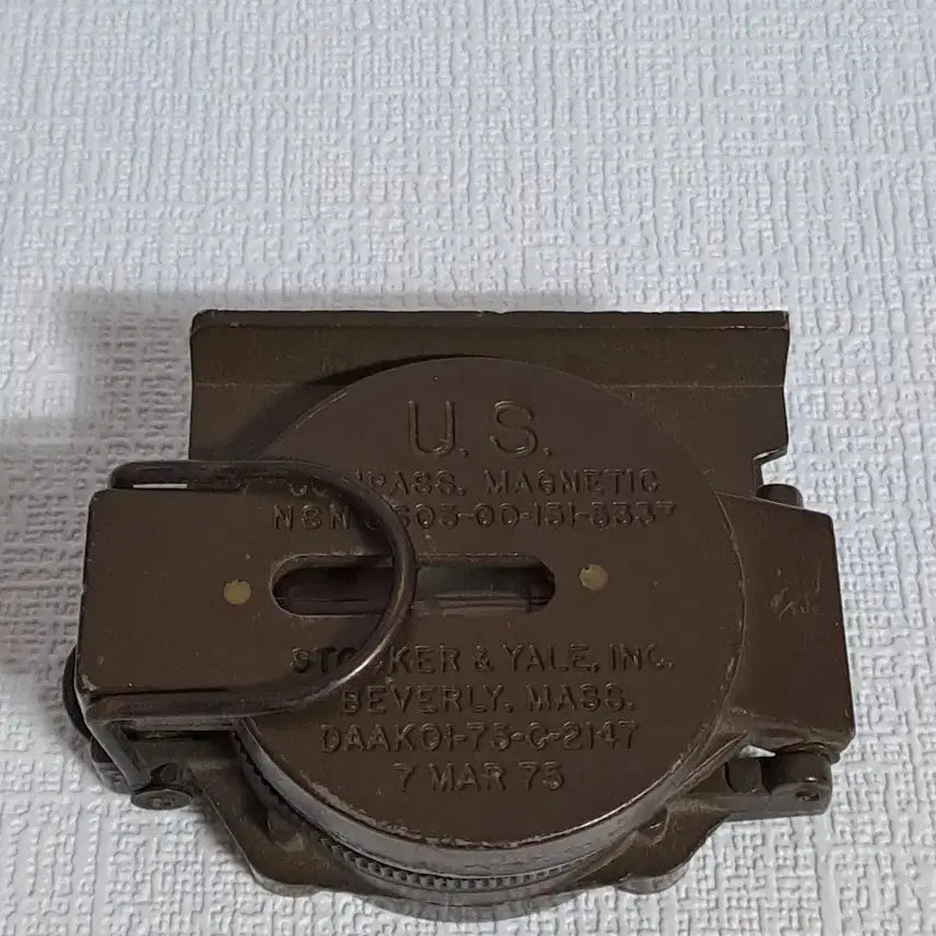 [BUNJANG] Vintage US Military Lensatic Compass Metal Case 1978 / 미군용품 [ 군용 나침반 ] US 근대사 수집품