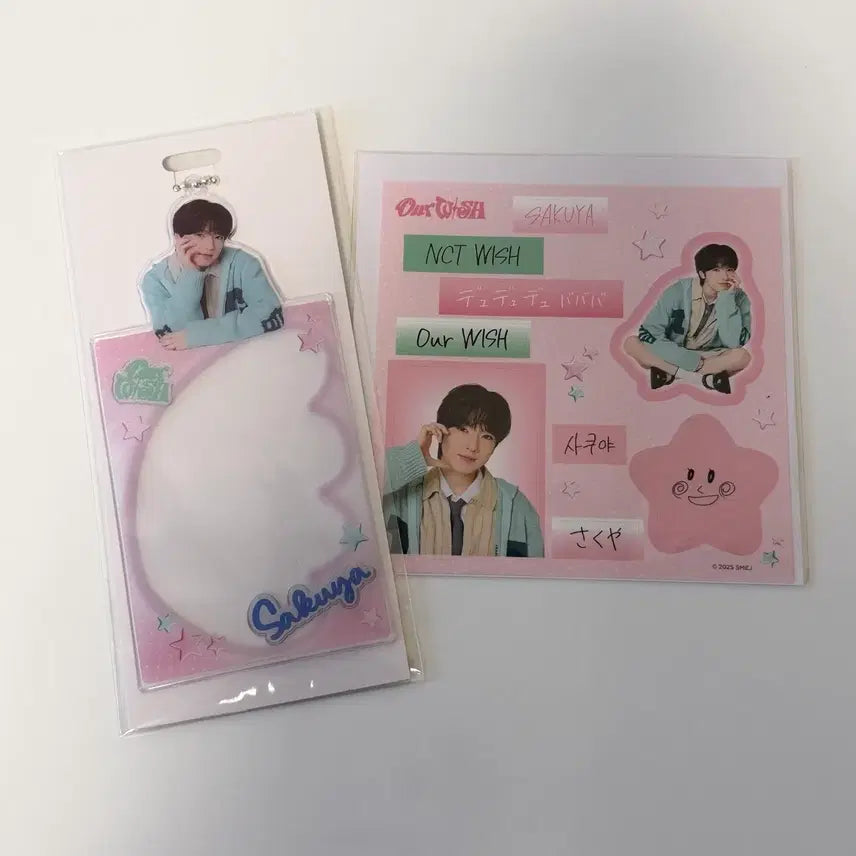 [BUNJANG] NCT WISH Sakuya Our Wish Japan Random Toy Photocard Holder &amp; Sticker Set / 엔시티위시 사쿠야 랜덤토이