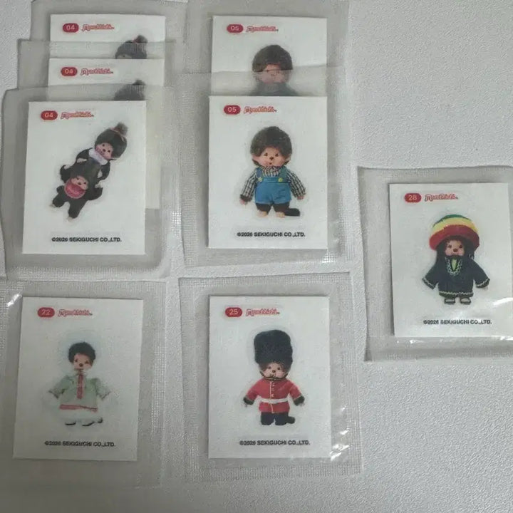 [BUNJANG] Monchhichi Sticker Collection / 몬치치 과일젤리 띠부실 판매