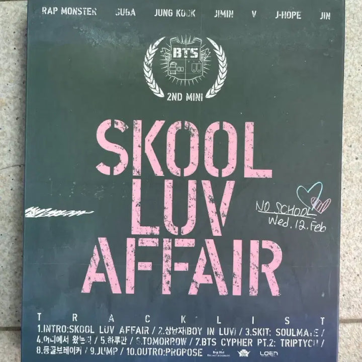 [BUNJANG] BTS 2nd Mini Album SKOOL LUV AFFAIR / BTS 2집 미니앨범 SKOOL LUV AFFAIR