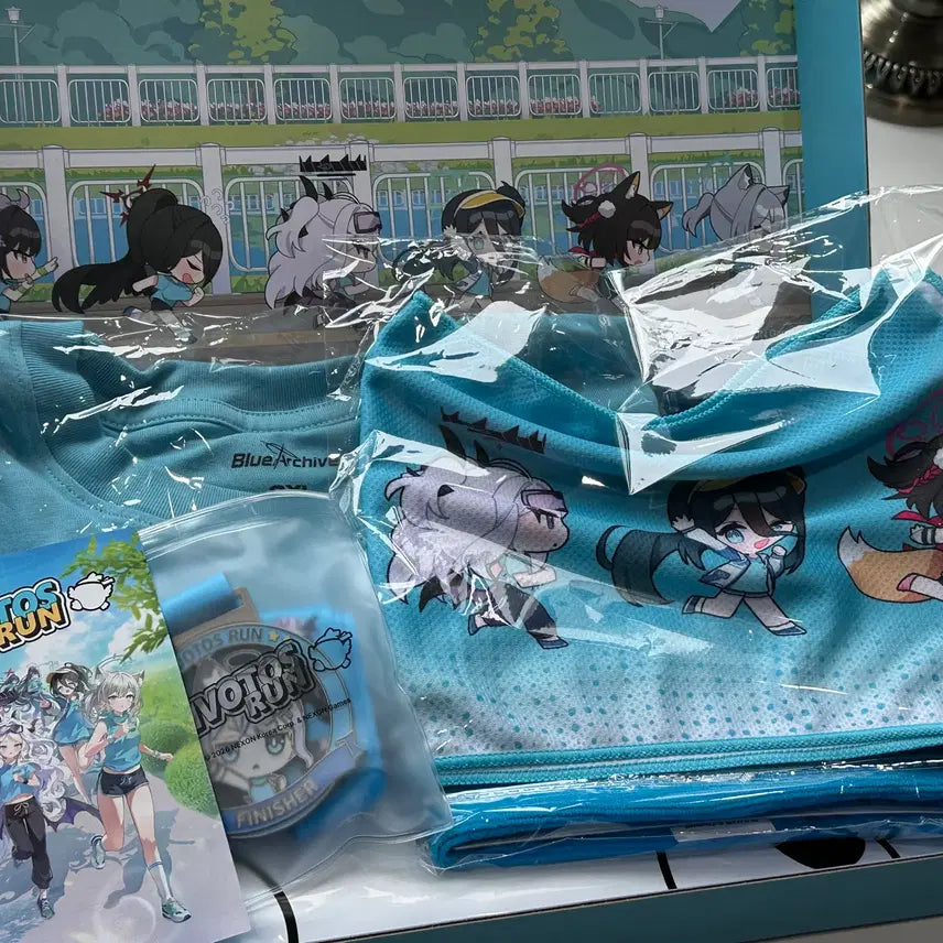 [BUNJANG] Blue Archive Kōtos Run Medal, T-Shirt (3XL) / 블루 아카이브 키보토스 런 메달, 셔츠 3XL(배번호, 갤럭시스토어 X)