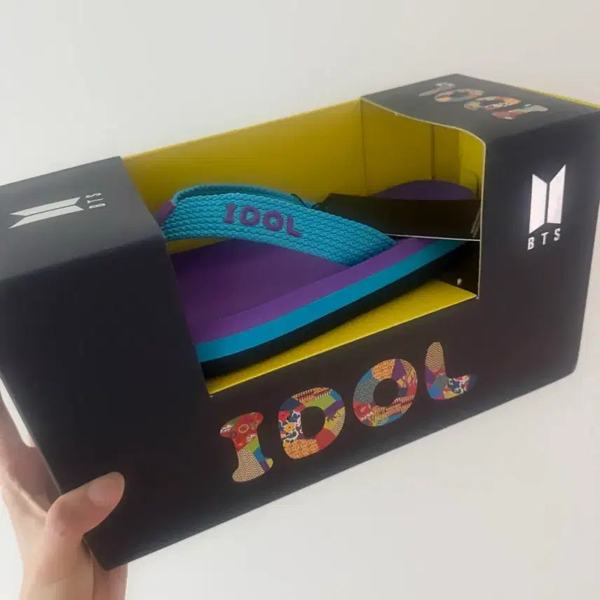 [BUNJANG] BTS IDOL Goods Slippers / BTS IDOL 굿즈 슬리퍼