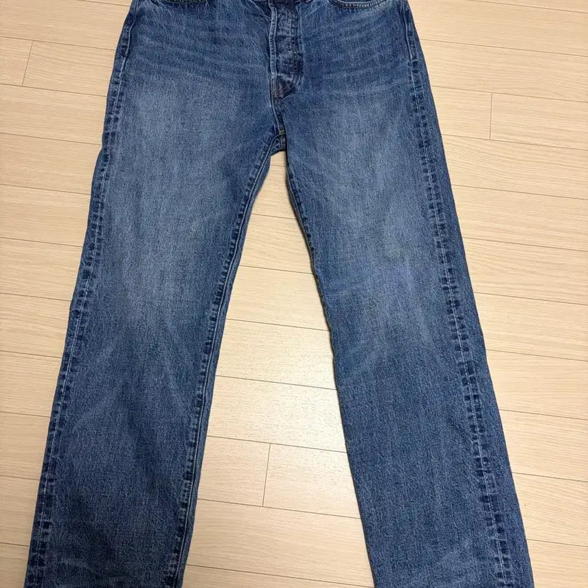 [BUNJANG] Outstanding 40s Selvage Denim Straight Jeans / [L]아웃스탠딩 40s 셀비지 데님