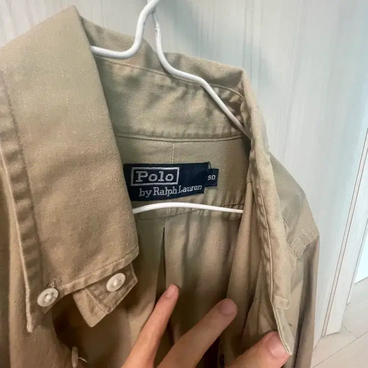 [BUNJANG] Polo Beige Shirt Size 95 / 베이지 폴로 셔츠 95