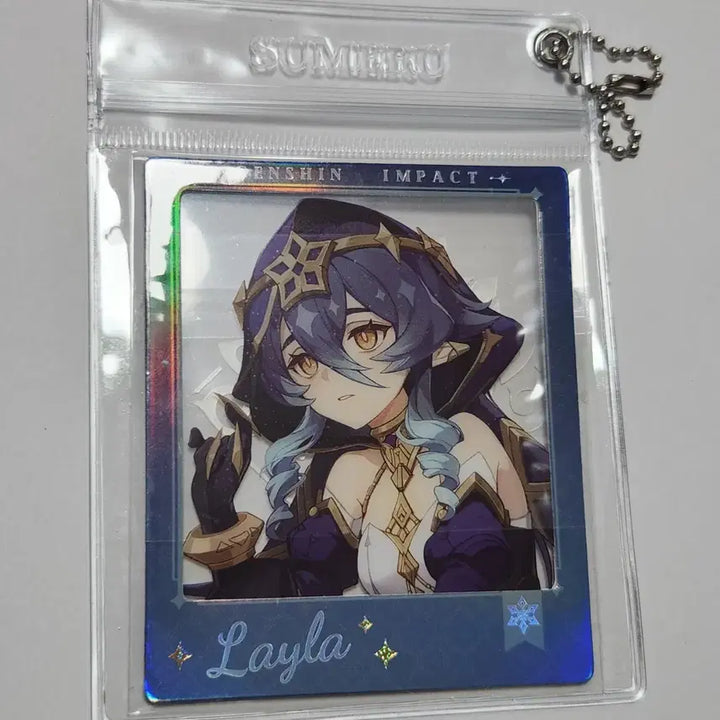 [BUNJANG] Genshin Impact Sumeru Layla Polaroid / 레일라 - 원신 카페 수메르 투명 폴라로이드 파우치