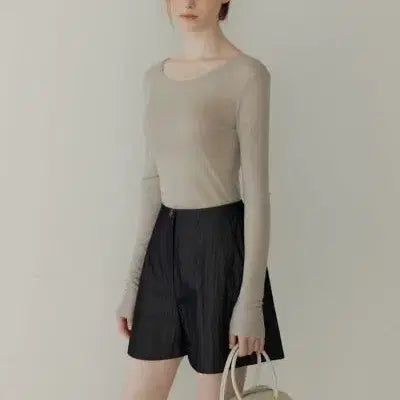[BUNJANG] Venuette Ribe Shorts Black M / 택포) 베뉴엣 리베 쇼츠 블랙 Ribe Shorts_Black 새상품