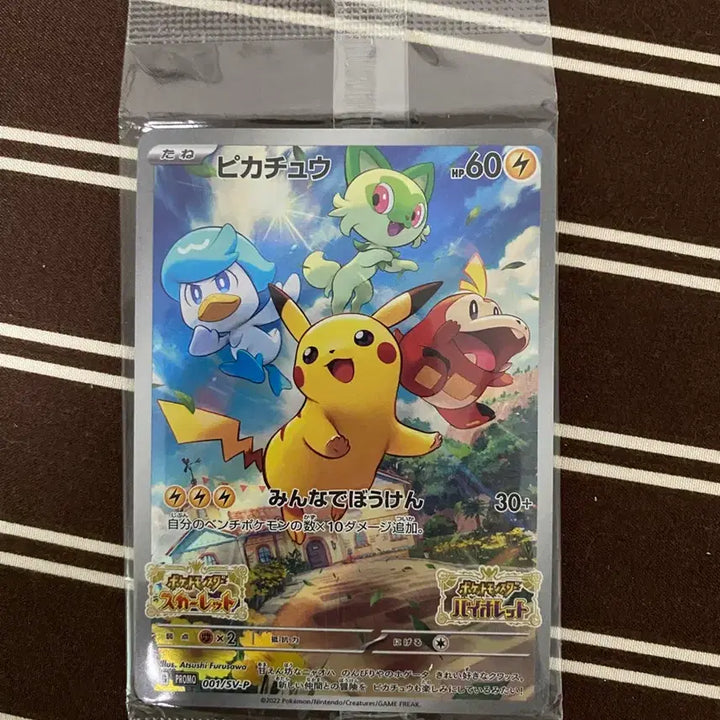 [BUNJANG] Pokemon Pichu Japanese Version Sealed / [일판] 포켓몬 스바츄 일판(미개봉)