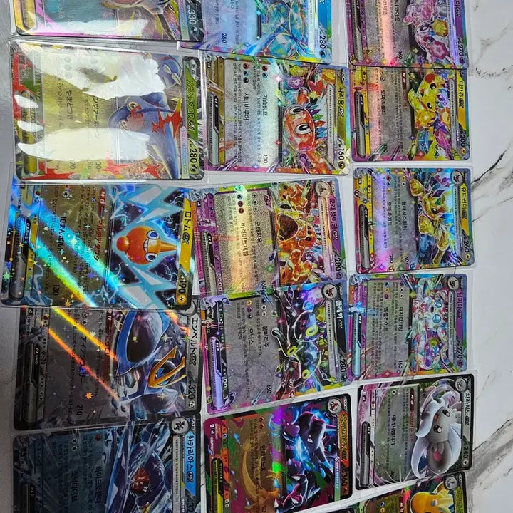[BUNJANG] Pokemon TCG EX RR Cards Bundle Set - 176 Cards / 장당300원 이하 포켓몬카드ex rr 카드 176장