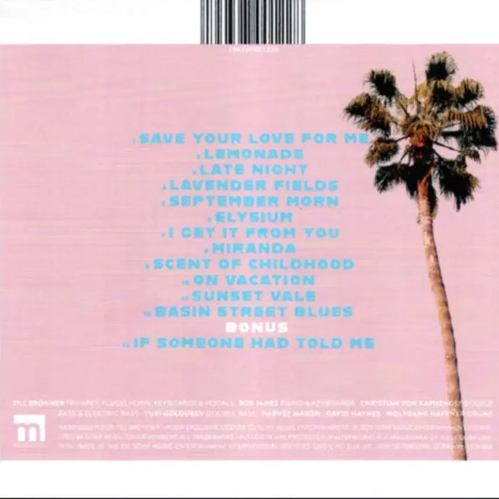 [BUNJANG] Till Bronner &amp; Bob James On Vacation Sealed CD / Till Bronner And Bob James  On Vacation