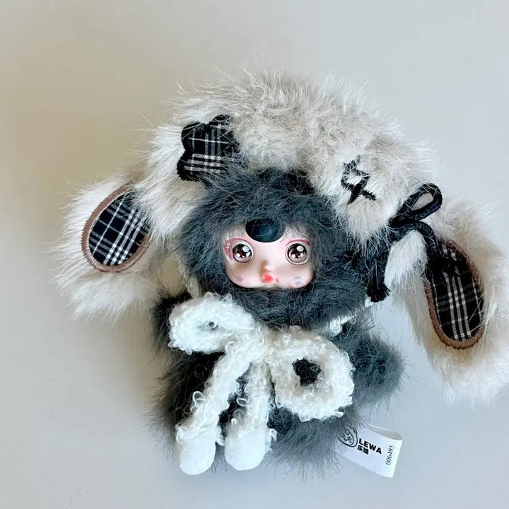 [BUNJANG] Babys 3 Yumi Vintage Grey Keychain / 베이비쓰리 유미 빈티지 _그레이