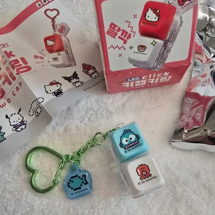 [BUNJANG] Sanrio Hangyodon LED Keycap Keyring / 산리오 LED 키캡 키링 한교동