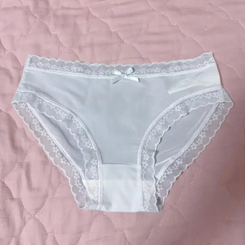 [BUNJANG] Light Blue Summer Material Silky Panty / (지퍼백 밀봉) 찰랑팬티 하늘