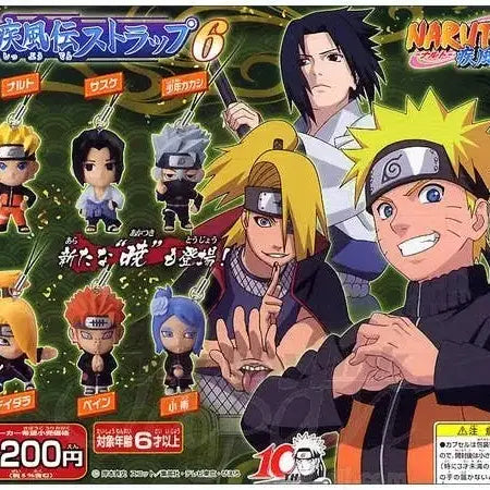 [BUNJANG] Naruto Shippuden Classic Figure Gacha Set of 6 / 일괄세트) 나루토 질풍전 고전 피규어 가챠 전6종