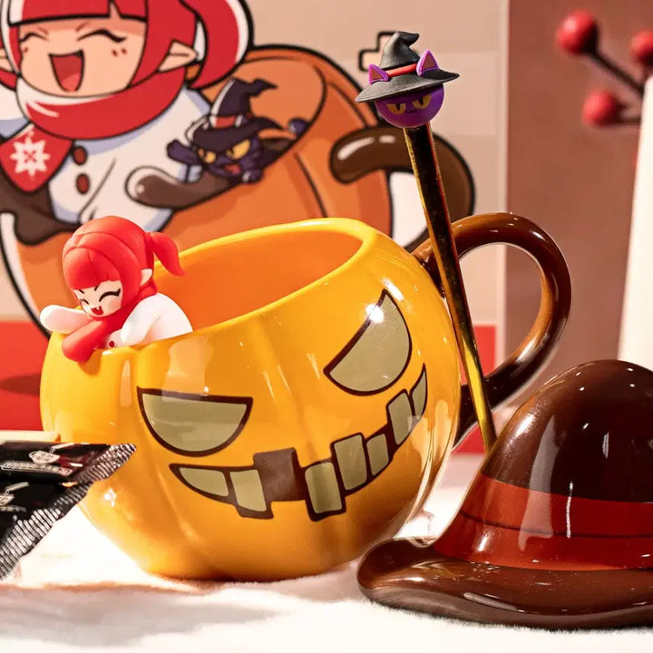 [BUNJANG] Dungeon &amp; Fighter DNF Snow Mage "Bbeum-saram" Coffee Cup Figure Set / 던파 븜사람 커피잔 피규어 세트 던전앤파이터 스노우메이지 커피잔 세트