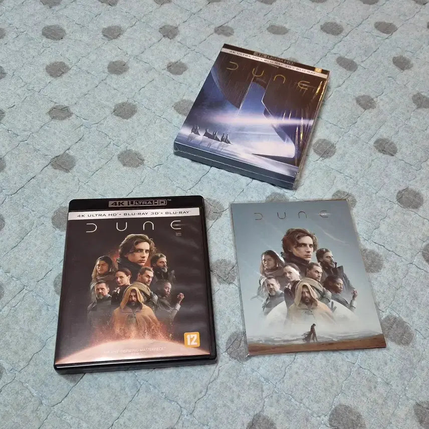 [BUNJANG] Dune 4K UHD Trilogy Blu-ray Set with Art Cards / 4K 블루레이 듄 3disc: 4K UHD+3D+2D+아트카드
