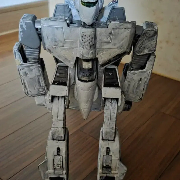 [BUNJANG] 1980s Takatoku Macross 3-Transformation Robot (Weathering Paint) / 80년대 타카토쿠 마크로스  초합금? 3단변신 웨더링 도색