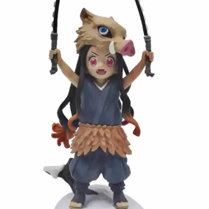[BUNJANG] Demon Slayer Nezuko Inosuke Cosplay Figure (Sealed) / 귀멸의칼날 네즈코 이노스케 코스프레 피규어 미개봉 판매합니다.