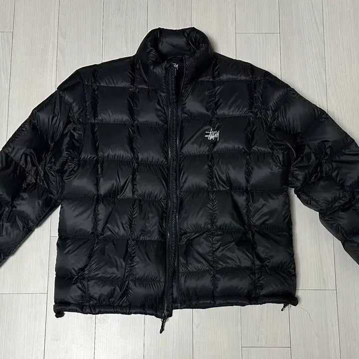 [BUNJANG] Stussy Midweight Puffer Black Jacket / 스투시 미드웨이트 퍼퍼 블랙