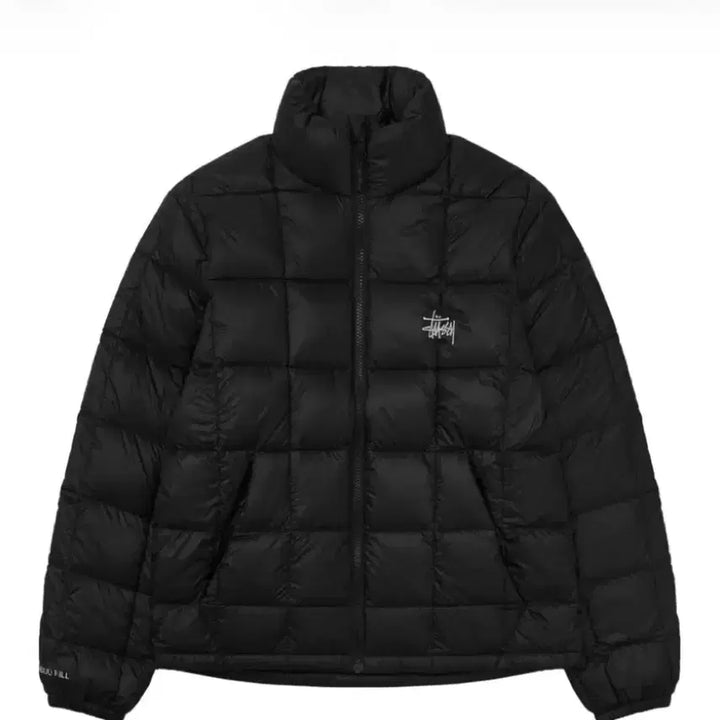 [BUNJANG] Stussy Midweight Puffer Black Jacket / 스투시 미드웨이트 퍼퍼 블랙