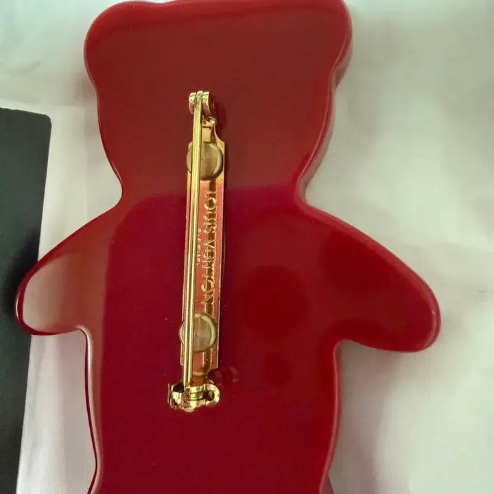 [BUNJANG] Louis Vuitton Teddy Bear Brooch Red / 루이비통 테디베어 브로치 레드