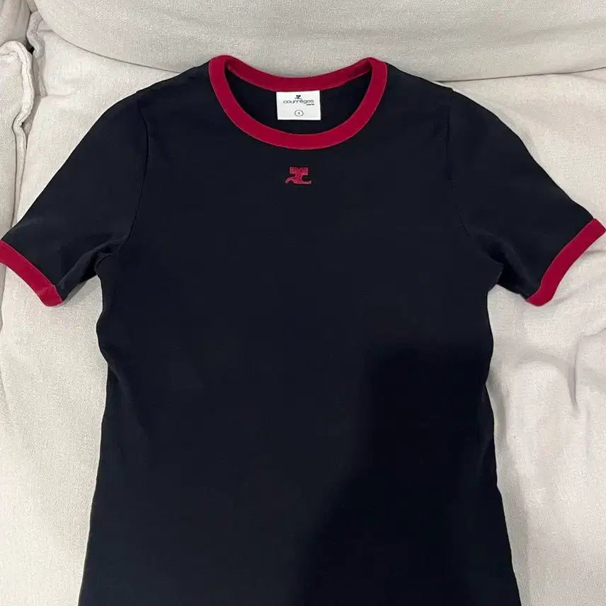 [BUNJANG] Courreges Short Sleeve T-Shirt / 꾸레쥬 반팔