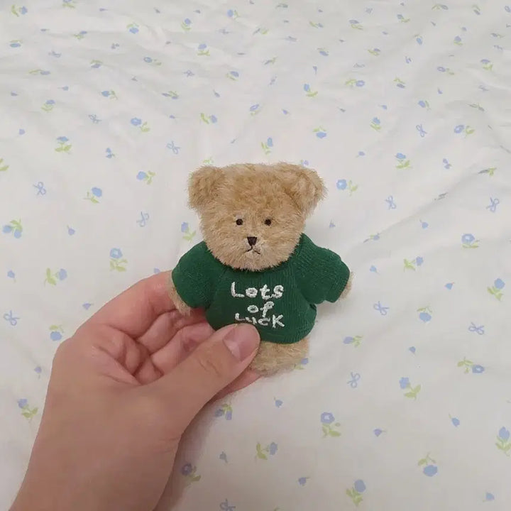 [BUNJANG] Boyds Bears Mini "Lots of Luck" Teddy Bear Keychain / 보이즈베어 쪼꼬미 빈티지 키링 고전 완구 레트로 곰 인형 테디베어