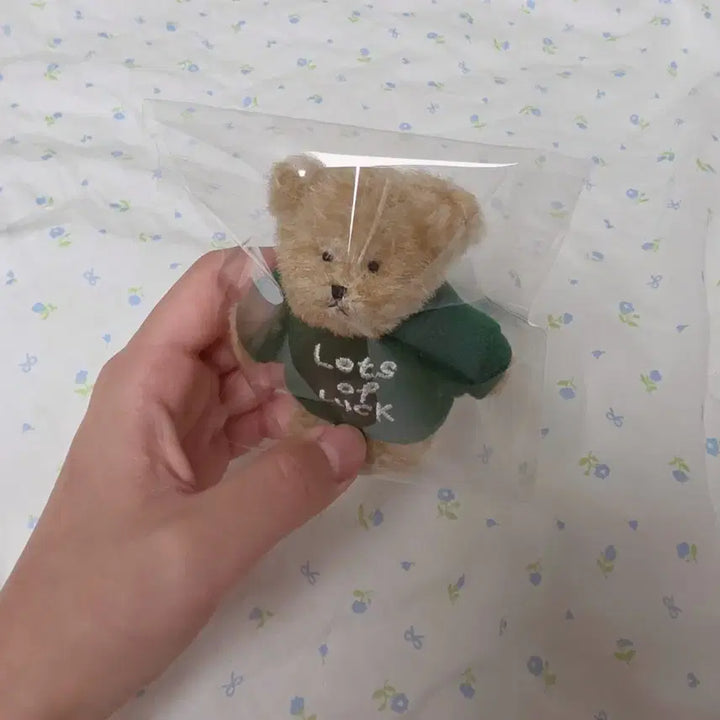 [BUNJANG] Boyds Bears Mini "Lots of Luck" Teddy Bear Keychain / 보이즈베어 쪼꼬미 빈티지 키링 고전 완구 레트로 곰 인형 테디베어