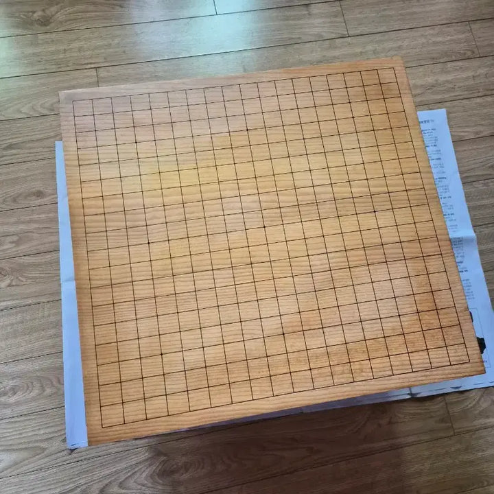 [BUNJANG] Ginkgo Wood Go Board (Shell Inlay) / 은행나무바둑판 미사용(판만17cm)(조개알)