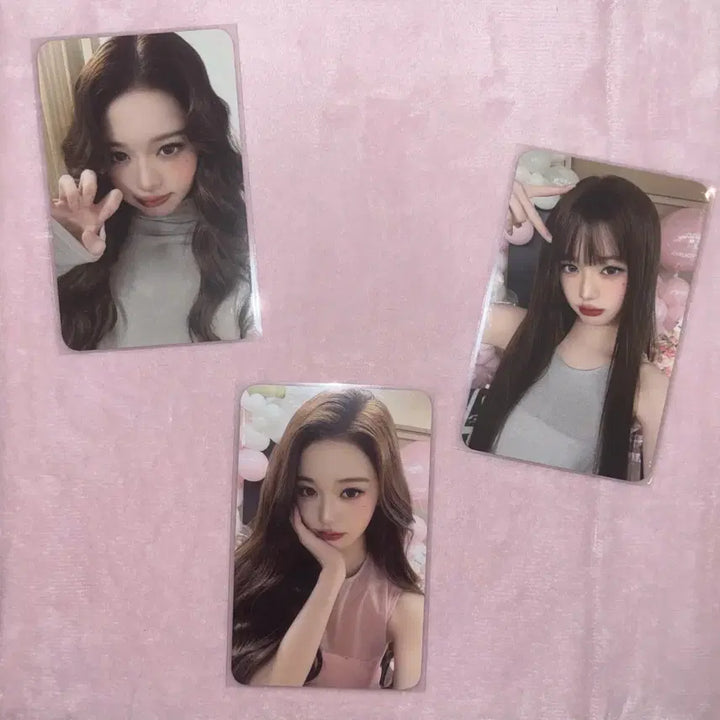 [BUNJANG] IVE Jang Wonyoung Dyson Photocard Set (3 Types) / 희귀) 아이브 IVE 장원영 다이슨 포카 3종세트 양도 시세킹