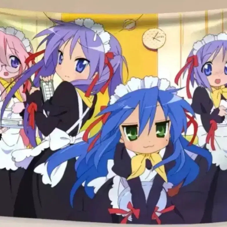 [BUNJANG] Lucky Star Maid Tapestry Poster (Unsealed) / 미개봉 럭키스타 메이드 테피스트리 포스터 판매합니다