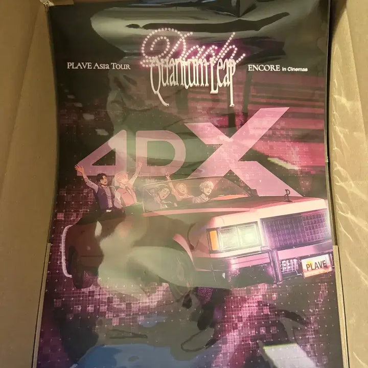 [BUNJANG] PLAVE CGV 4DX Poster / 플레이브 cgv 4dx 포스터 양도 크리스피크림 포스터 증정