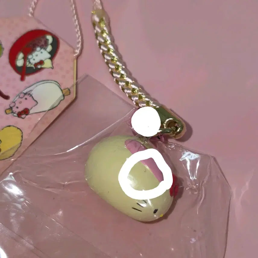 [BUNJANG] Vintage Hello Kitty Dango Strap / 새상품 고전 키티스트랩 헬로키티 고전키티 화과자 토끼모찌 판매/교환